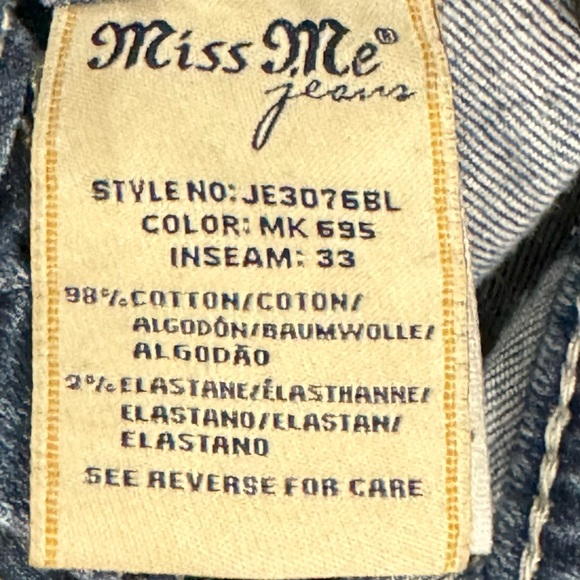 Miss Me Women’s Boot Cut Jeans Size 27 - Picture 10 of 10